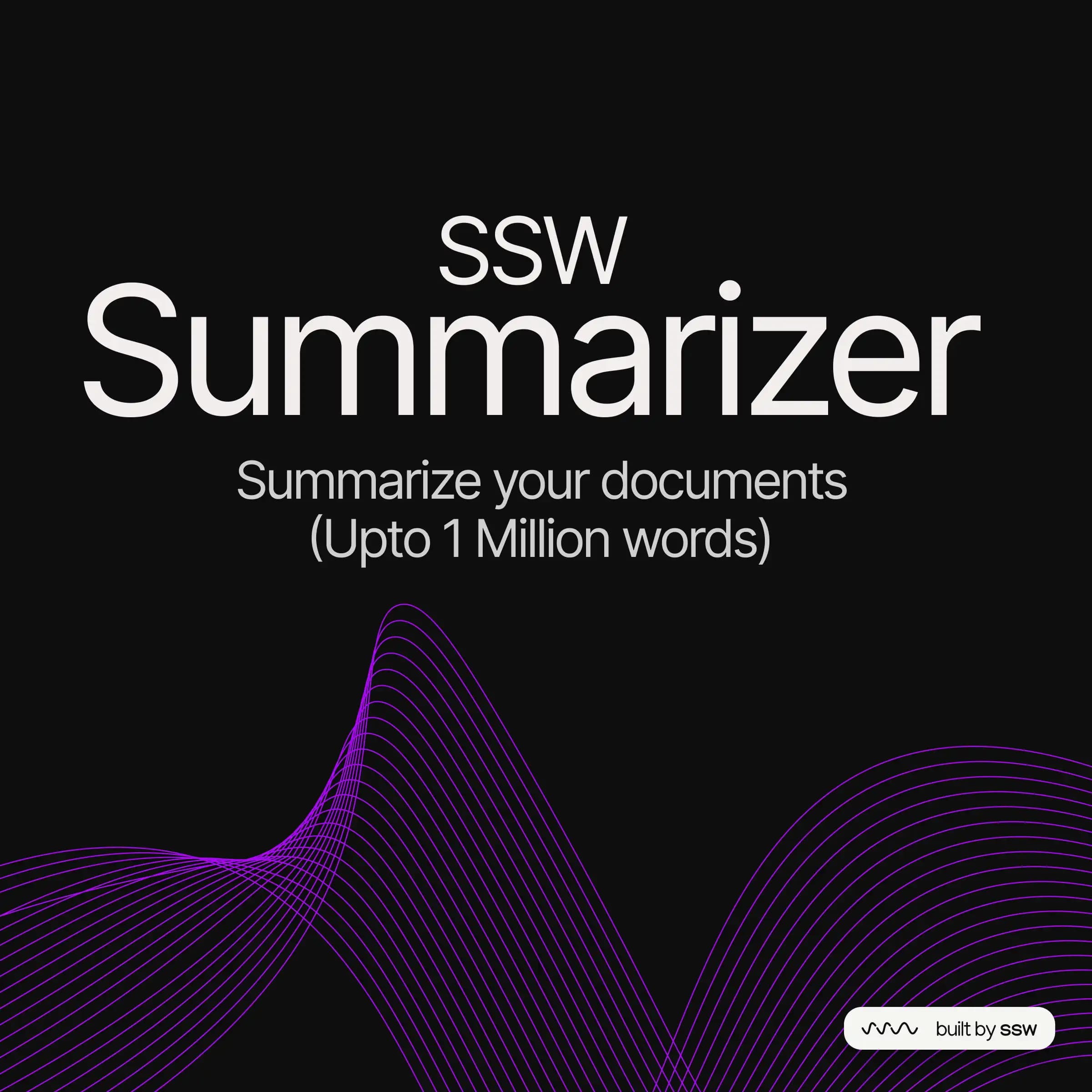 SSW Summarizer: AI-Powered Document Summary Tool That Saves Hours | Enterprise Solutions